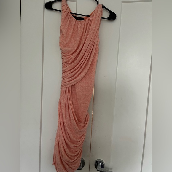 Alice & Olivia Peach Mini Dress - Picture 2 of 4